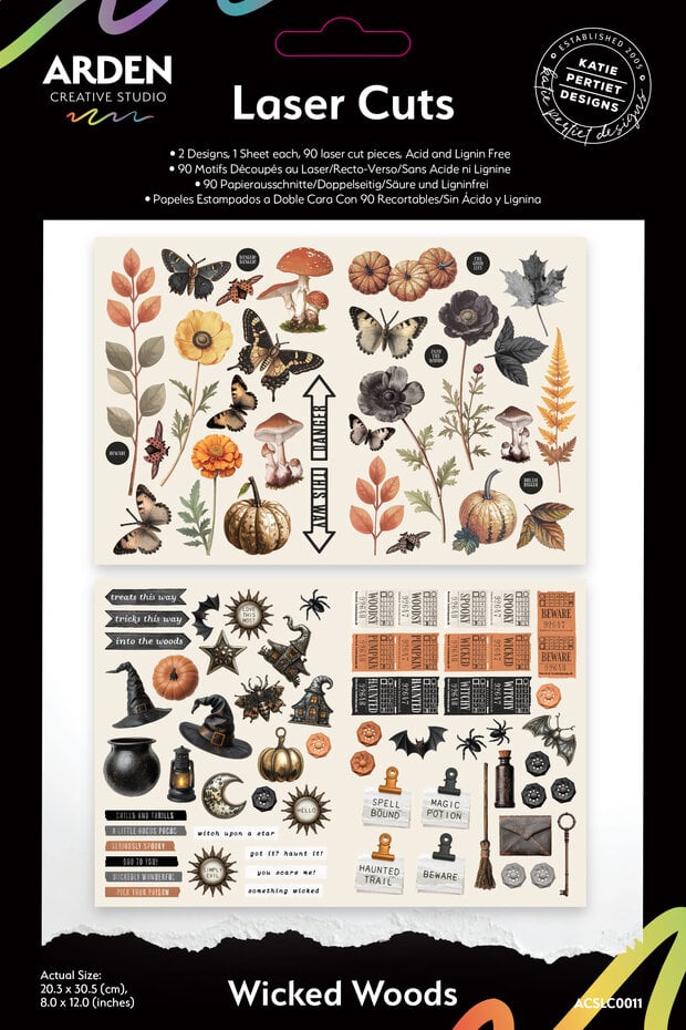 Diecut - Wicked Woods Laser Cuts (90pcs) by Katie Pertiet (ACSLC0011)