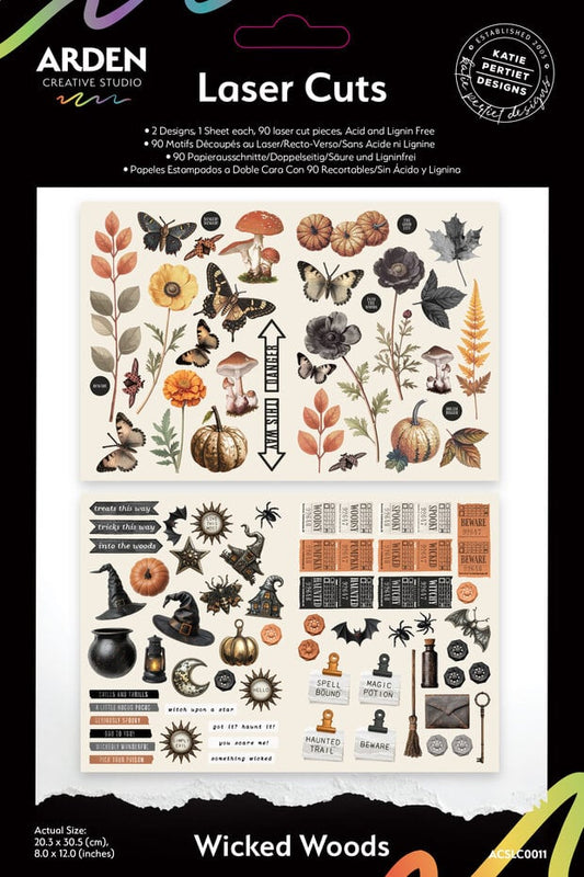 Diecut - Wicked Woods Laser Cuts (90pcs) by Katie Pertiet (ACSLC0011)