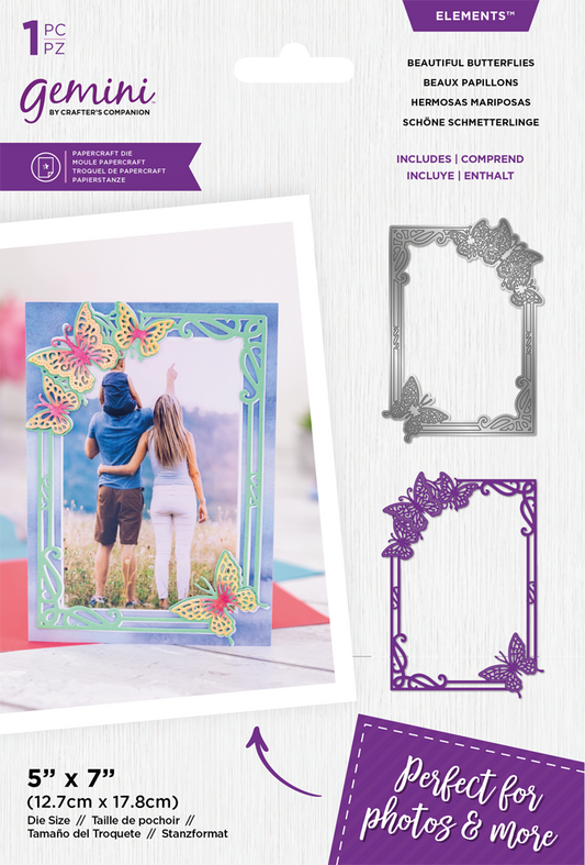 Gemini - Beautiful butterflies Elements Dies