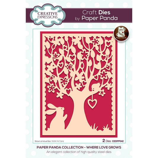 Creative Expressions Paper Panda Craft Die Where Love Grows