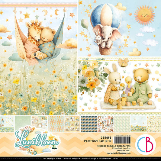 Ciao Bella - Lunibloom 12x12 Inch Patterns Pad (8pcs) (CBT093)
