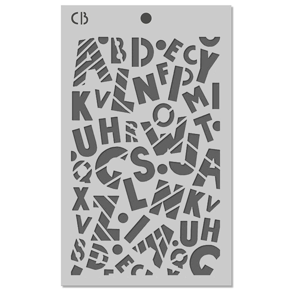 Stencil sett / sjablonger - Lunibloom 5x8 Inch Stencil Mix Triple Layer Set (MSX009)