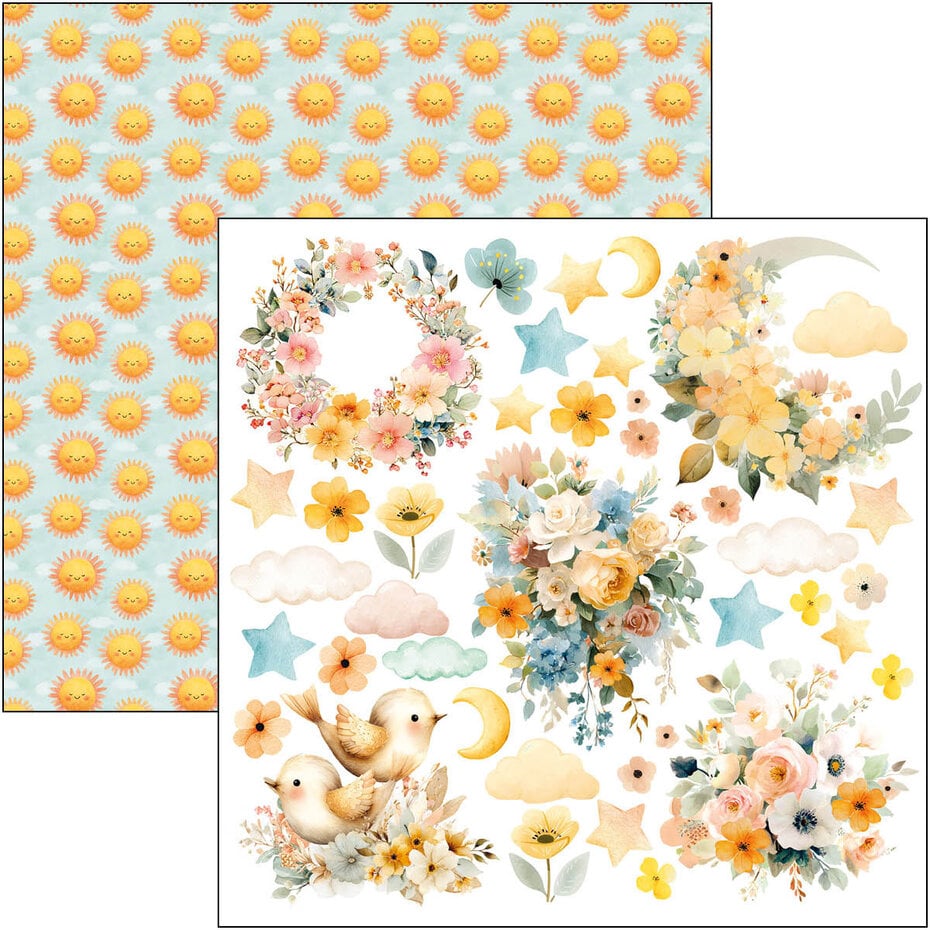 Ciao Bella - Lunibloom 8x8 Inch Paper Pad (12pcs) (CBH093)
