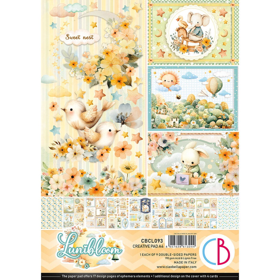 Ciao Bella - Lunibloom A4 Creative Pad (9pcs) (CBCL093)