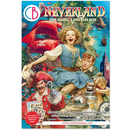 Ciao Bella - Neverland A4 Junk Journal Ephemera Book (32pcs) (CBB021)