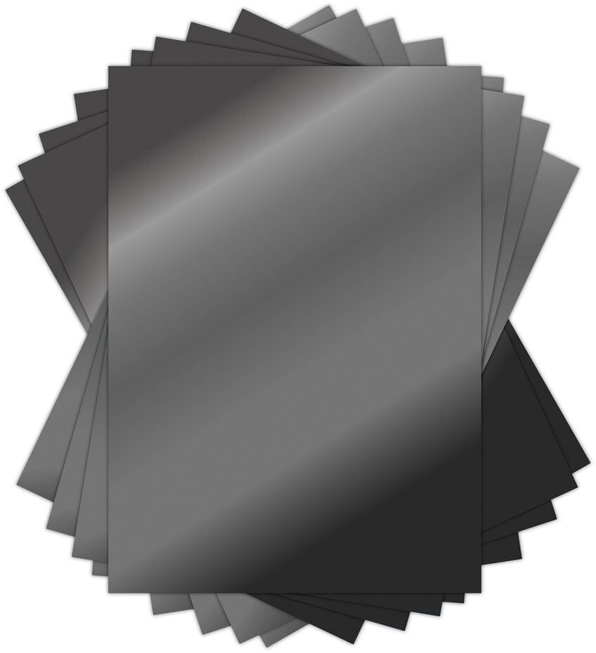 A4 Speilkartong/ metallkartong sotgrå /gun metal- 240gms