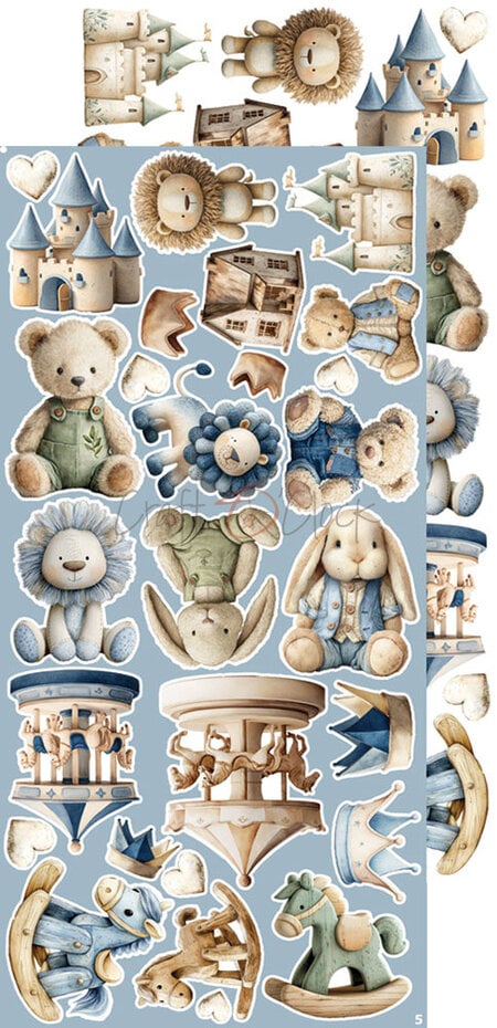 NYHET! 
Craft O'clock - Baby Boy Universe Extras Set Mix (CC-C84-BBU-12)