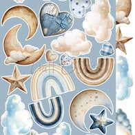 NYHET! 
Craft O'clock - Baby Boy Universe Extras Set Mix (CC-C84-BBU-12)