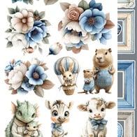 NYHET! 
Craft O'clock - Baby Boy Universe Extras Set Mix (CC-C84-BBU-13)