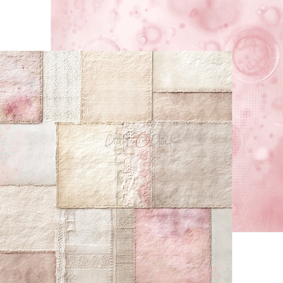 NYHET! Craft O'clock -Baby Girl Universe - 8x8 Inch Basic Papers Set (CC-C83-BGU-08)