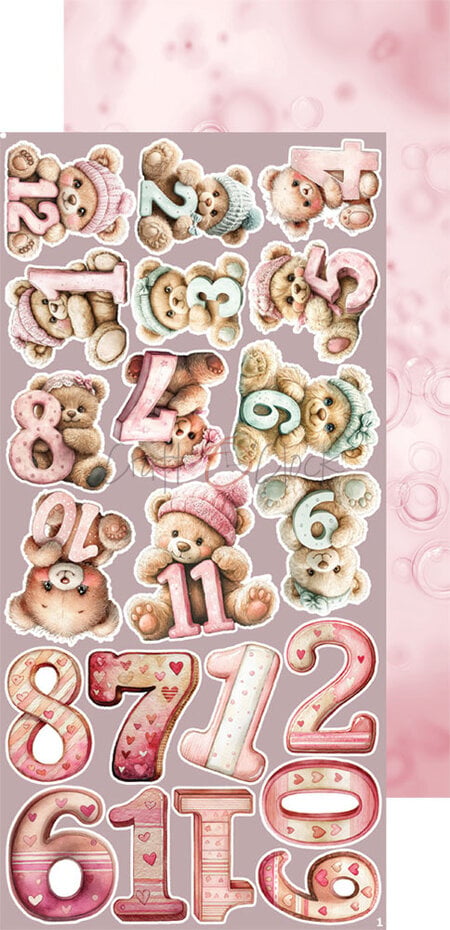 NYHET! Craft O'clock -Baby Girl Universe Extras Set Baby Girl (CC-C83-BGU-12)