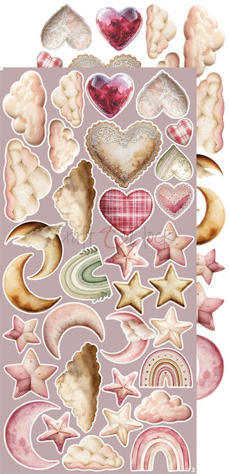NYHET! Craft O'clock -Baby Girl Universe Extras Set Baby Girl (CC-C83-BGU-12)