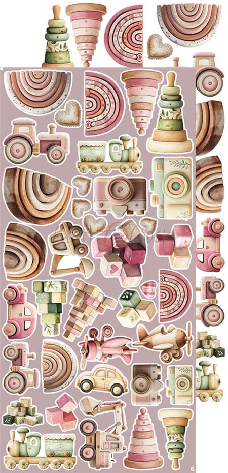 NYHET! Craft O'clock -Baby Girl Universe Extras Set Baby Girl (CC-C83-BGU-12)