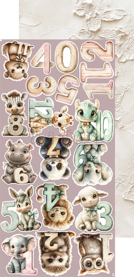 NYHET! Craft O'clock -Baby Girl Universe Extras Set Baby Girl (CC-C83-BGU-12)