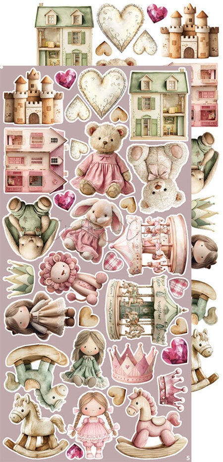 NYHET! Craft O'clock -Baby Girl Universe Extras Set Baby Girl (CC-C83-BGU-12)
