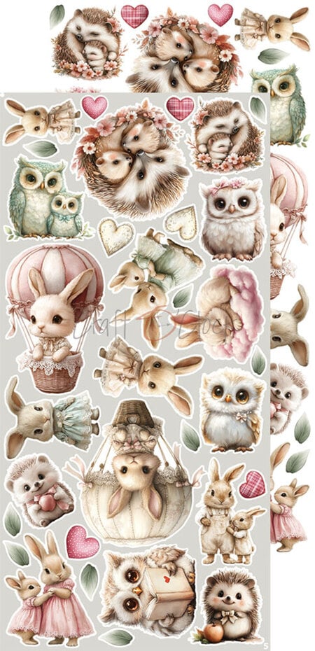 NYHET! Craft O'clock -Baby Girl Universe Extras Set Flowers & More (CC-C83-BGU-11)