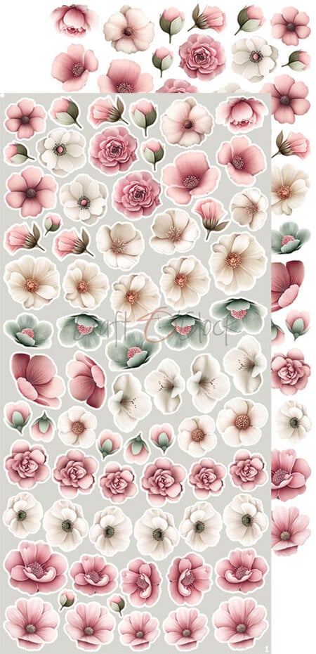 NYHET! Craft O'clock -Baby Girl Universe Extras Set Flowers & More (CC-C83-BGU-11)