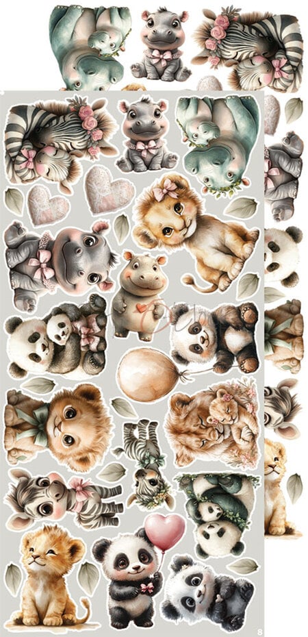 NYHET! Craft O'clock -Baby Girl Universe Extras Set Flowers & More (CC-C83-BGU-11)