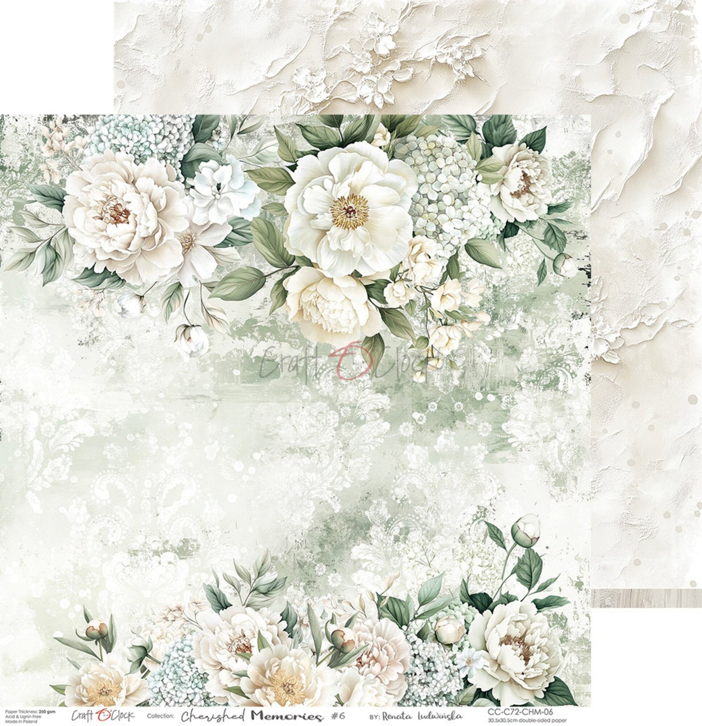 Craft O'Clock Cherished Memories 8x8 arkpakke