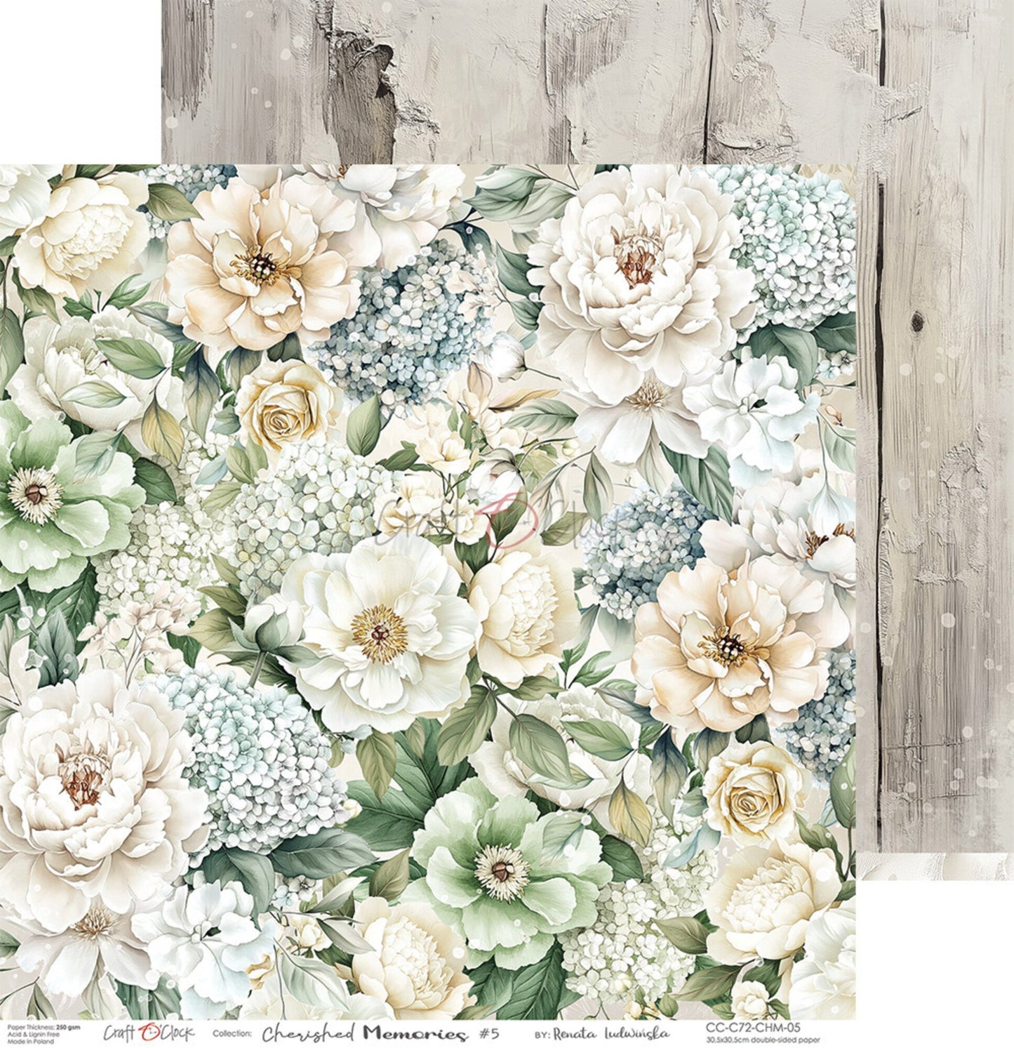 Craft O'Clock Cherished Memories 8x8 arkpakke