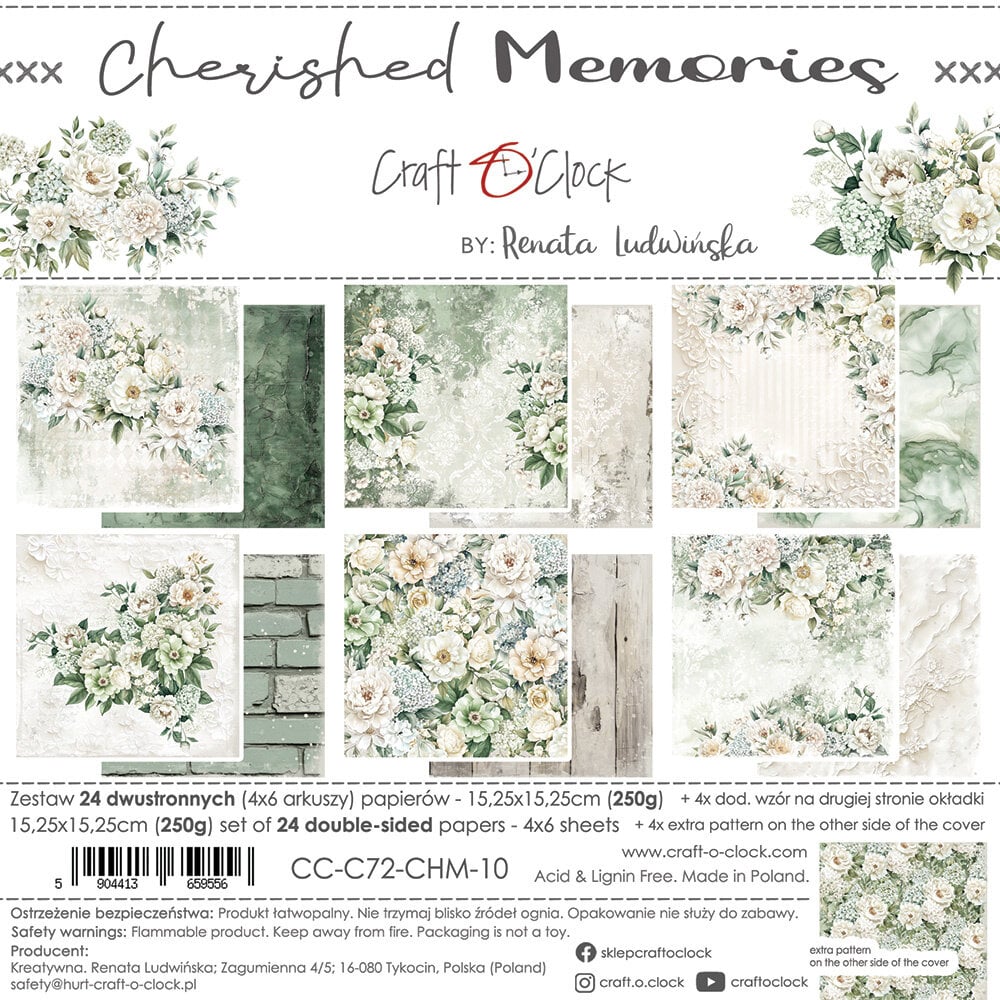 Craft O'Clock Cherished Memories 6x6 inch arkpakke