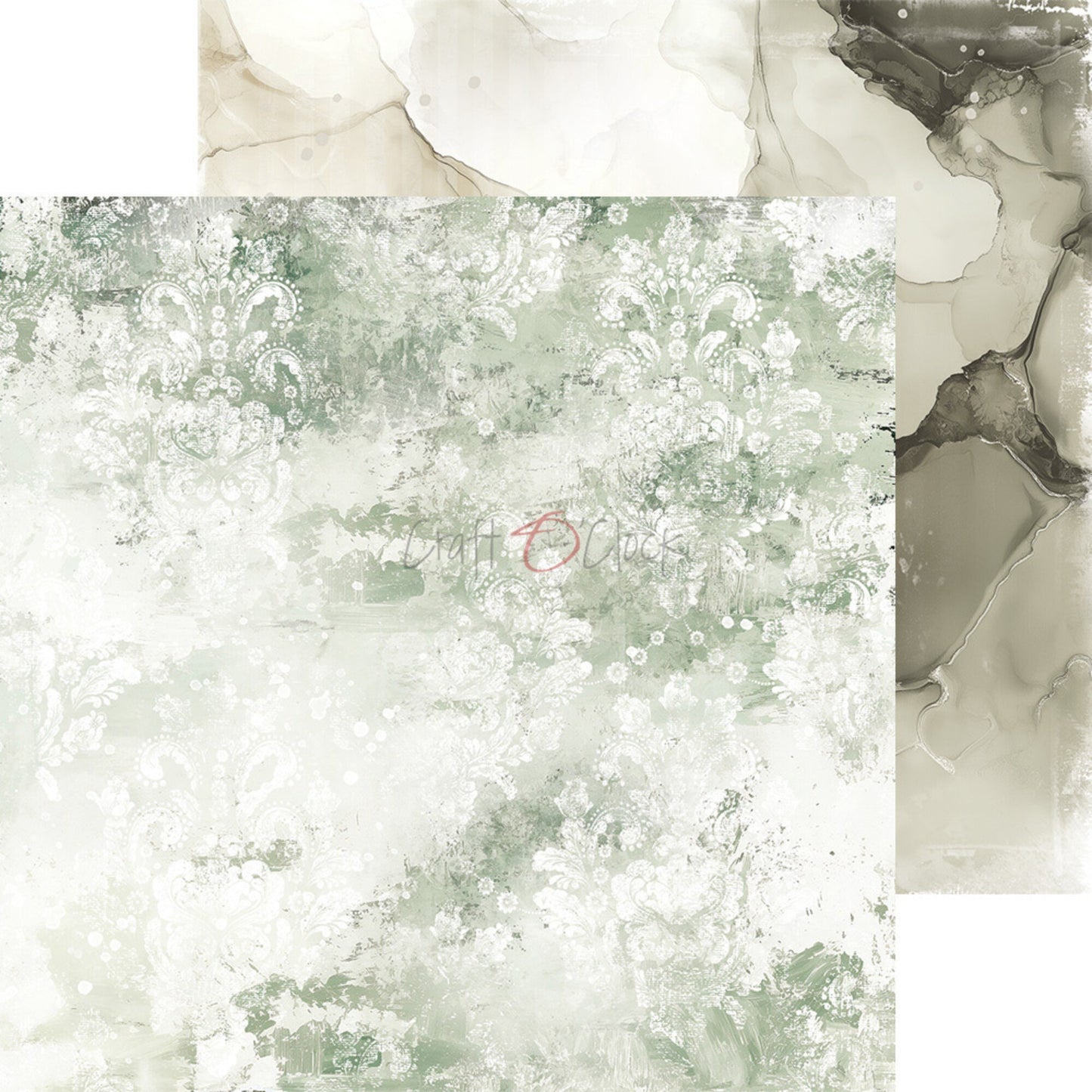 Craft O'Clock Cherished Memories 8x8 inch basic paper set- arkpakke