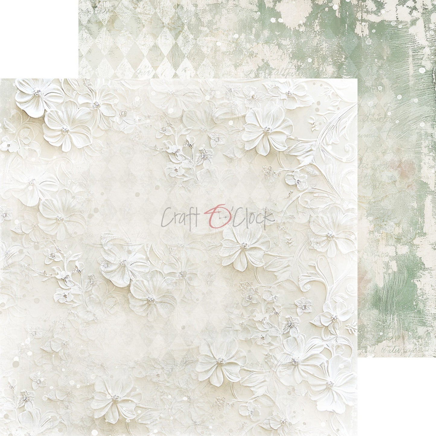 Craft O'Clock Cherished Memories 8x8 inch basic paper set- arkpakke