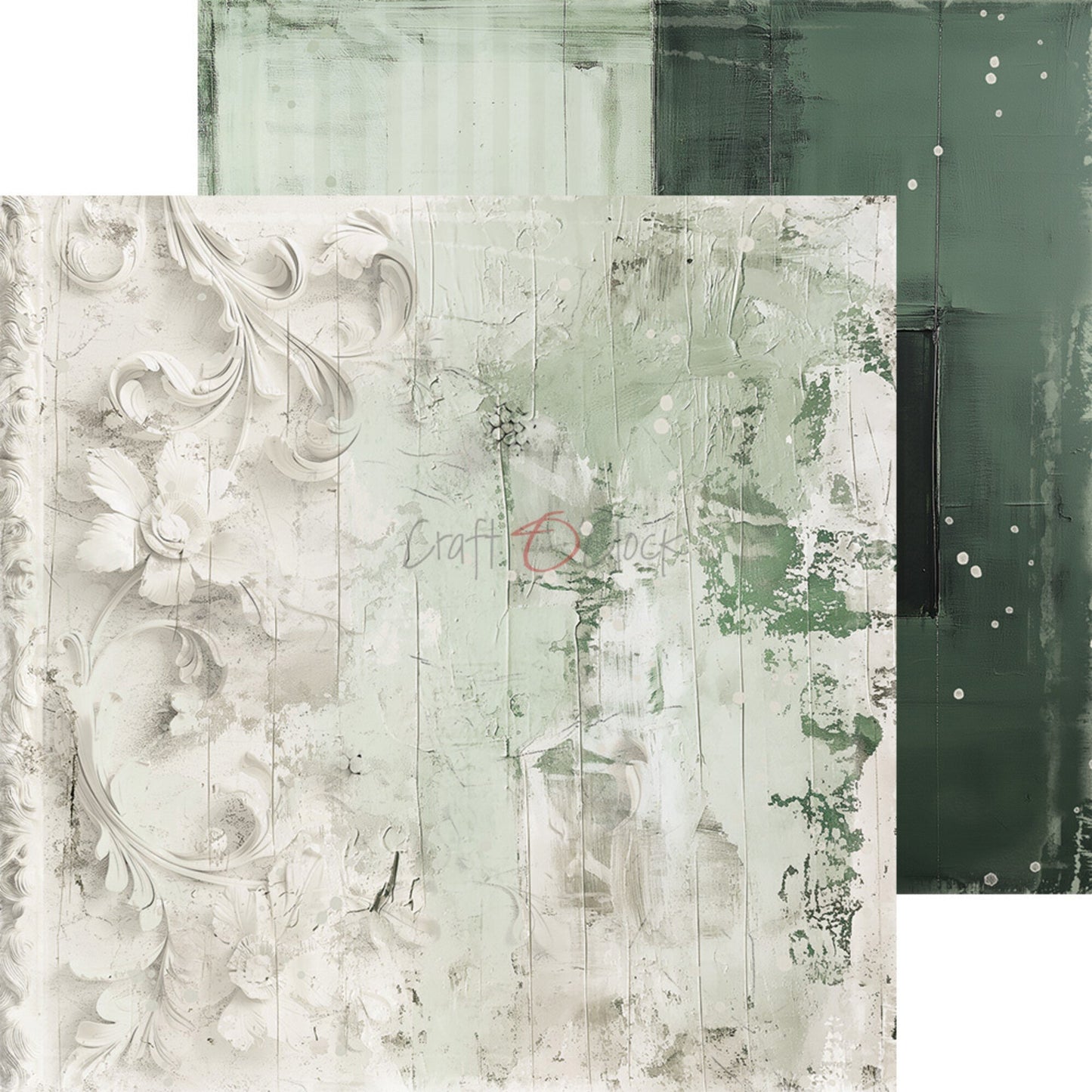 Craft O'Clock Cherished Memories 8x8 inch basic paper set- arkpakke