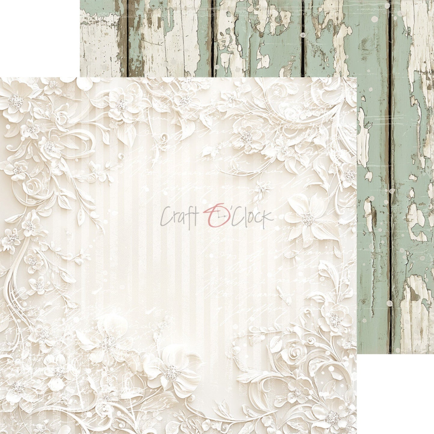 Craft O'Clock Cherished Memories 8x8 inch basic paper set- arkpakke