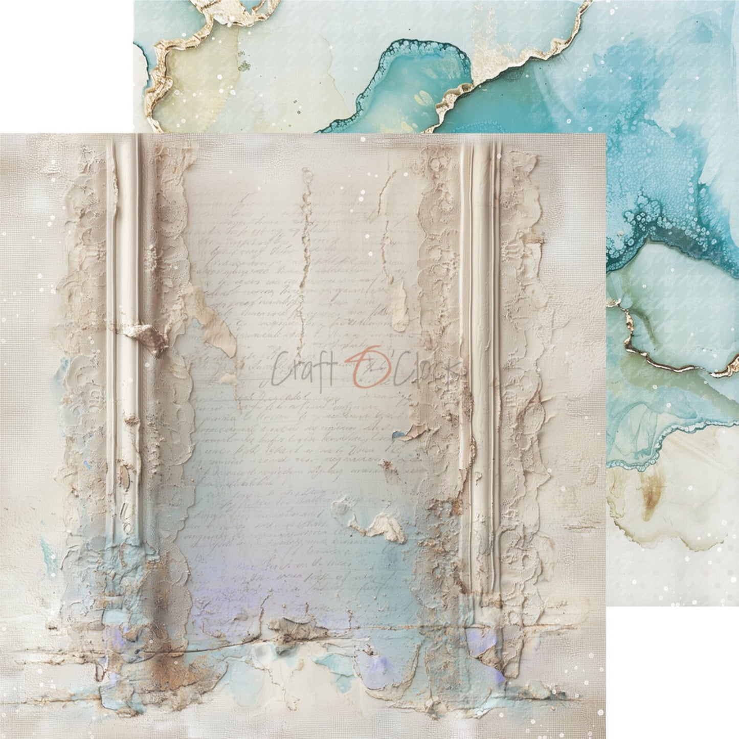 NYHET! Craft O'clock Flowers of Delight 8x8 Inch Medium mix Paper Set by Renata Ludwinska