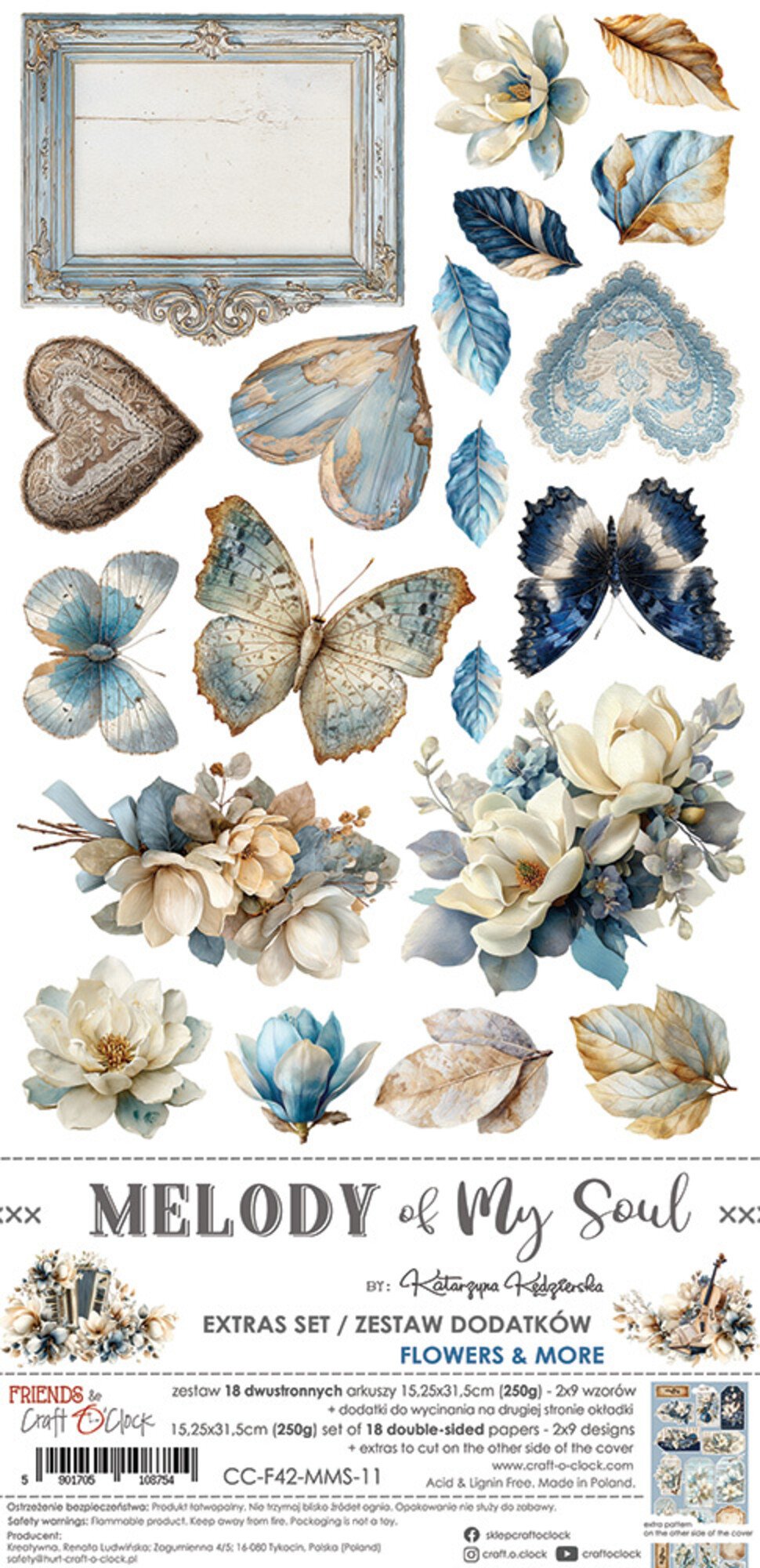 Craft O'clock Melody of My Soul Extras Set Flowers & More
