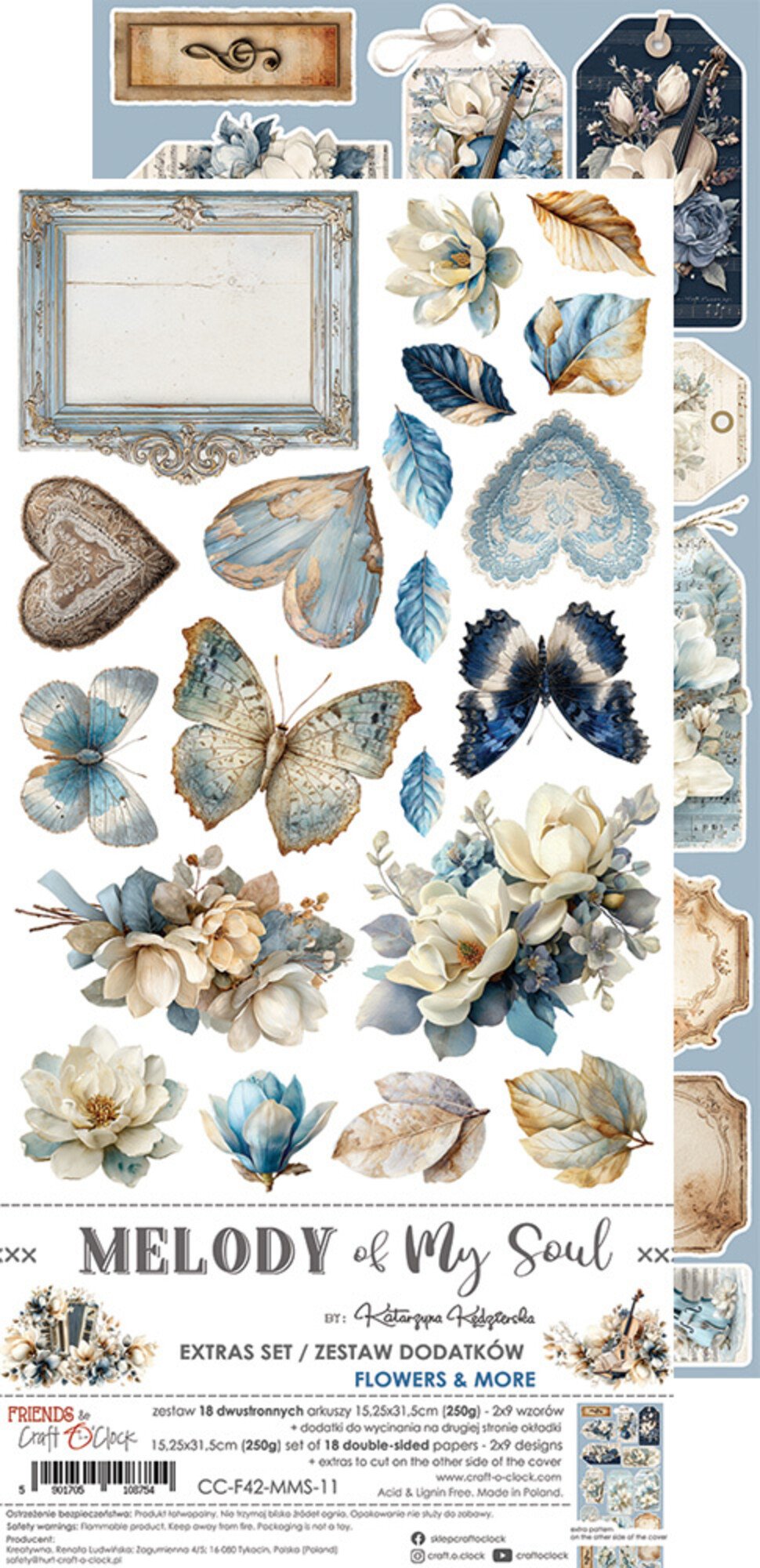 Craft O'clock Melody of My Soul Extras Set Flowers & More