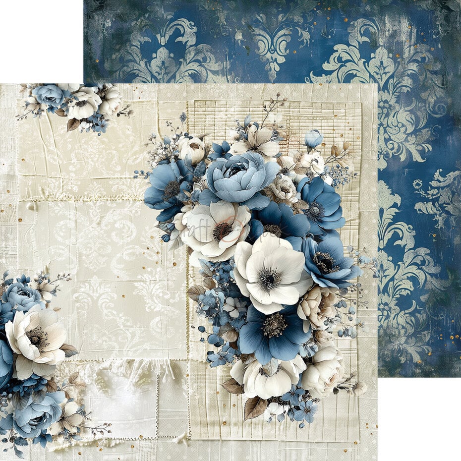 NYHET! Craft O'clock Mr. & Mrs. Elegance 8x8 Inch Paper Set by Renata Ludwinska