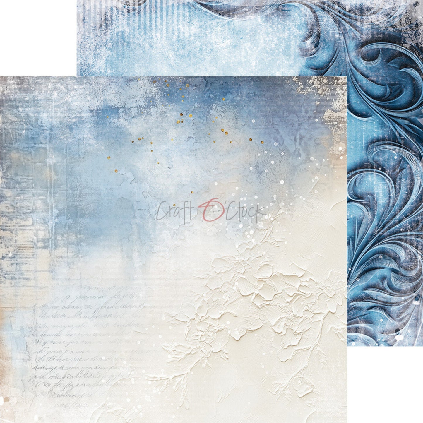 Craft O'Clock Something Blue 8x8 Inch Basic Papers Set (CC-F38-SBL-08)