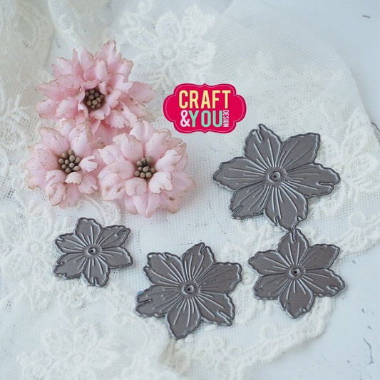 Craft & You Design sweet Flowers by Gosia Dies