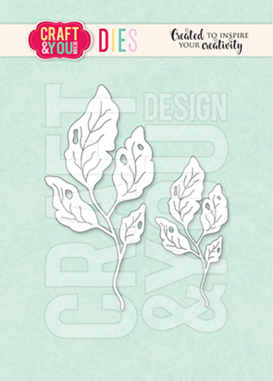 Craft & You Design Vintage Leavs by Gosia Dies