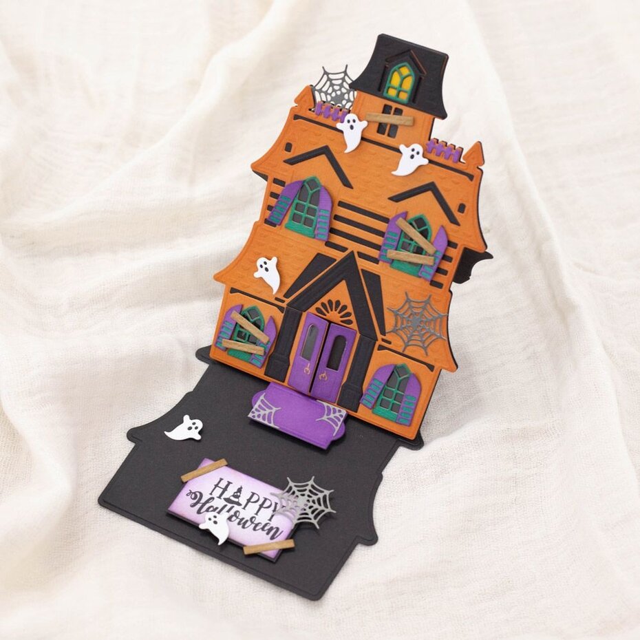 NYHET! Gemini Crafter's Companion Spooky house diessett m/19 dies!