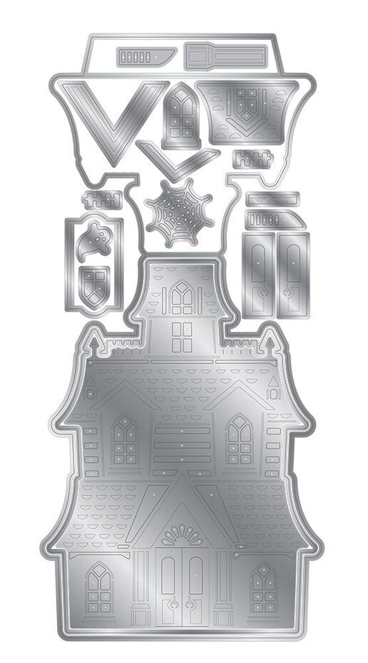 NYHET! Gemini Crafter's Companion Spooky house diessett m/19 dies!