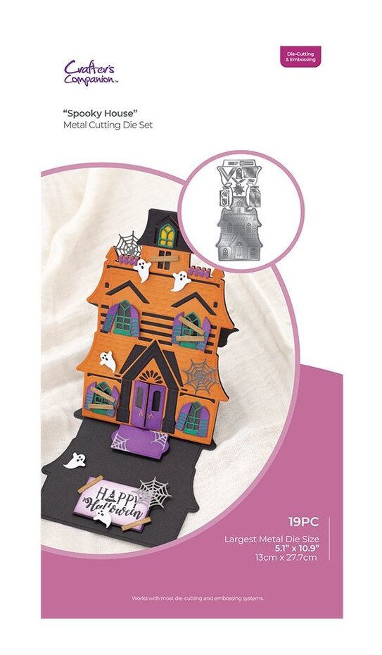 NYHET! Gemini Crafter's Companion Spooky house diessett m/19 dies!