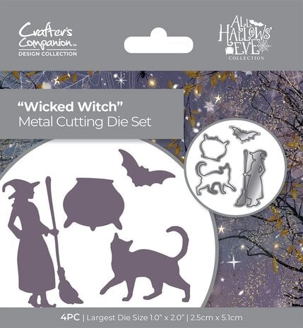 Crafter's Companion All Hallows Eve metal die Wicked Witch