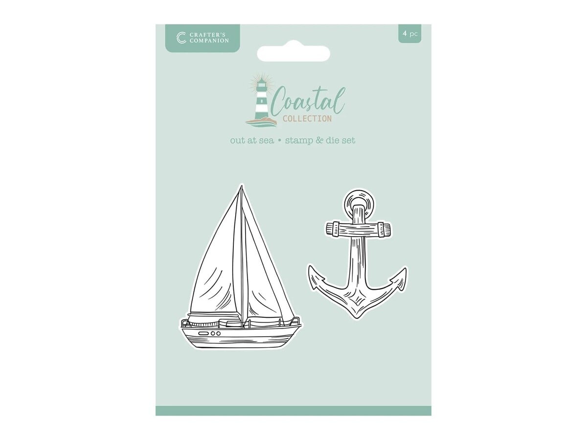 Crafter's Companion Coastal Stamp & Die Out at Sea