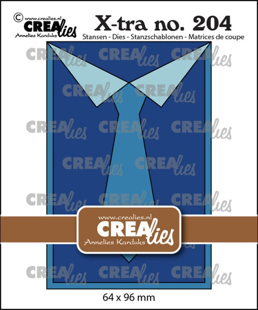 Crealies - skjorte gavekort lomme  - CLXtra204