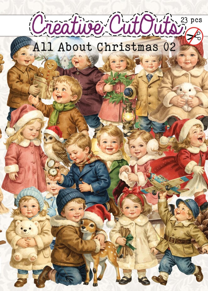 NYHET! All About Christmas 02 Die-Cuts Creative CutOuts (23pcs) (CCODC-007-02)