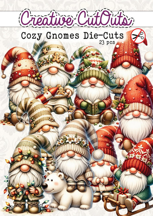 NYHET! Creative CutOuts - Cozy Gnomes Die-Cuts  (23pcs) (CCODC-001) Die Cuts Assorted