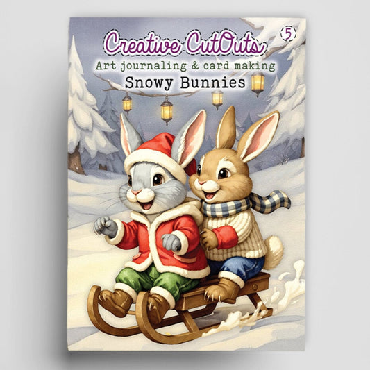 NYHET! 
Snowy Bunnies Book Creative CutOuts (CCOBOEK-005)