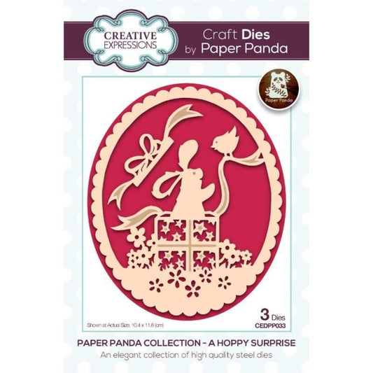 Creative Expressions Paper Panda Craft Die A Hoppy Surprise