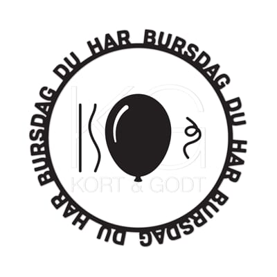 Kort og Godt dies K&G KG - Du har bursdag - die 366