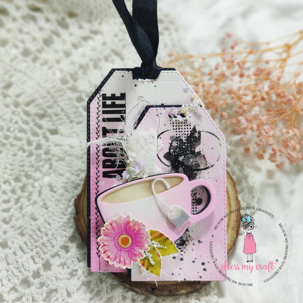 Dress My Craft cutting die - Basic Designer Dies Tea & Coffee Time (DMCD5489)