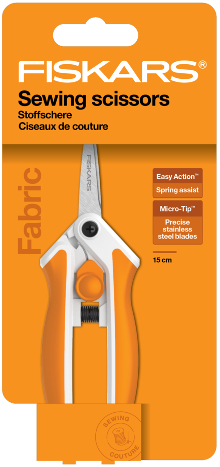 Fiskars saks EASY ACTION Micro tip 15cm