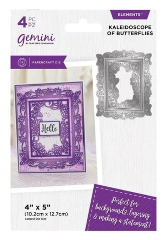 Gemini - Gemini Everyday Border Nesting Elements Dies Kaleidoscope of Butterflies
